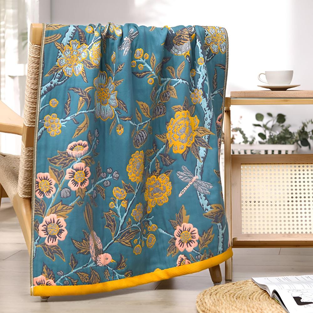 Toalla de baño reversible Hibiscus