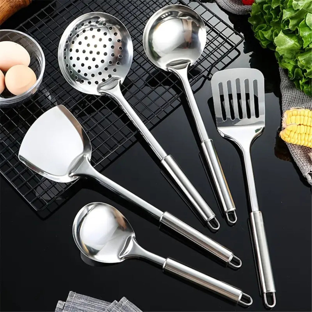 Utensilios de Cocina de Acero Inoxidable | Set de 5 piezas