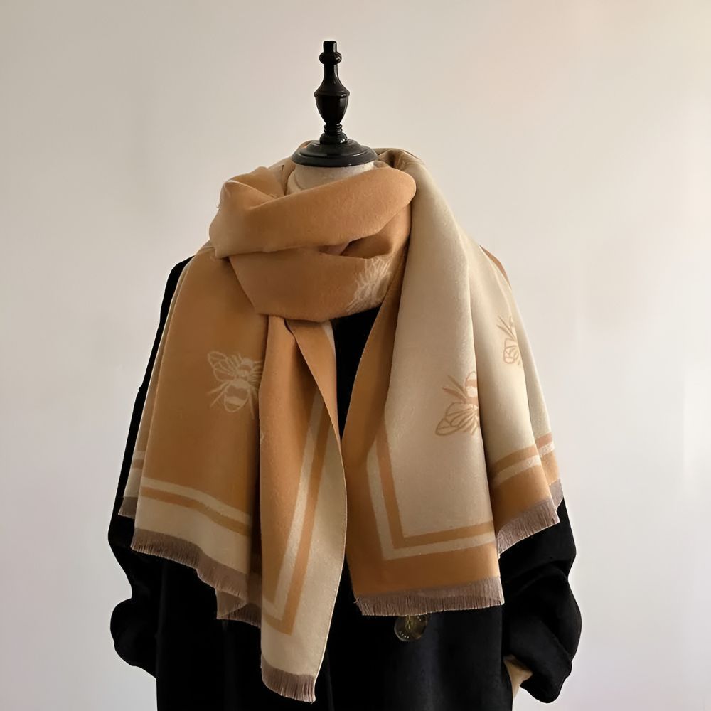 Nuvia Bienenmuster Winterschal