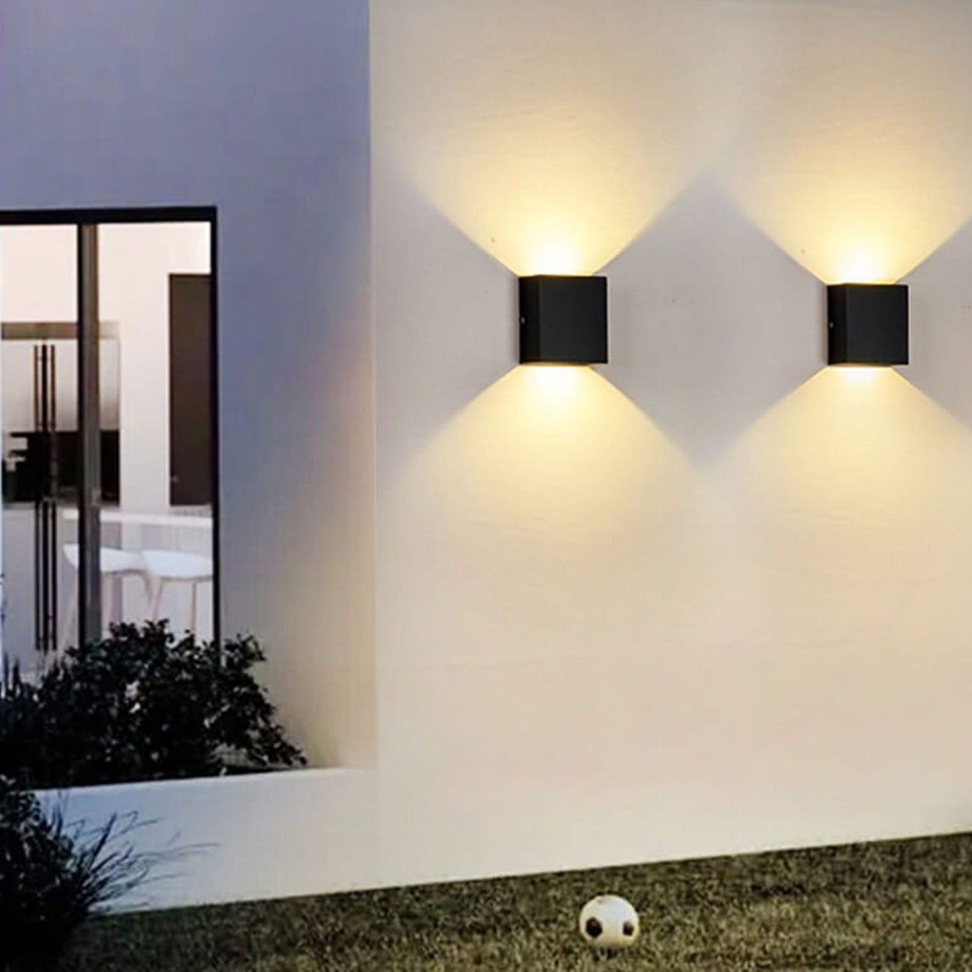 Modern Simple Square LED Body Sensor Wall Sconce Lamp