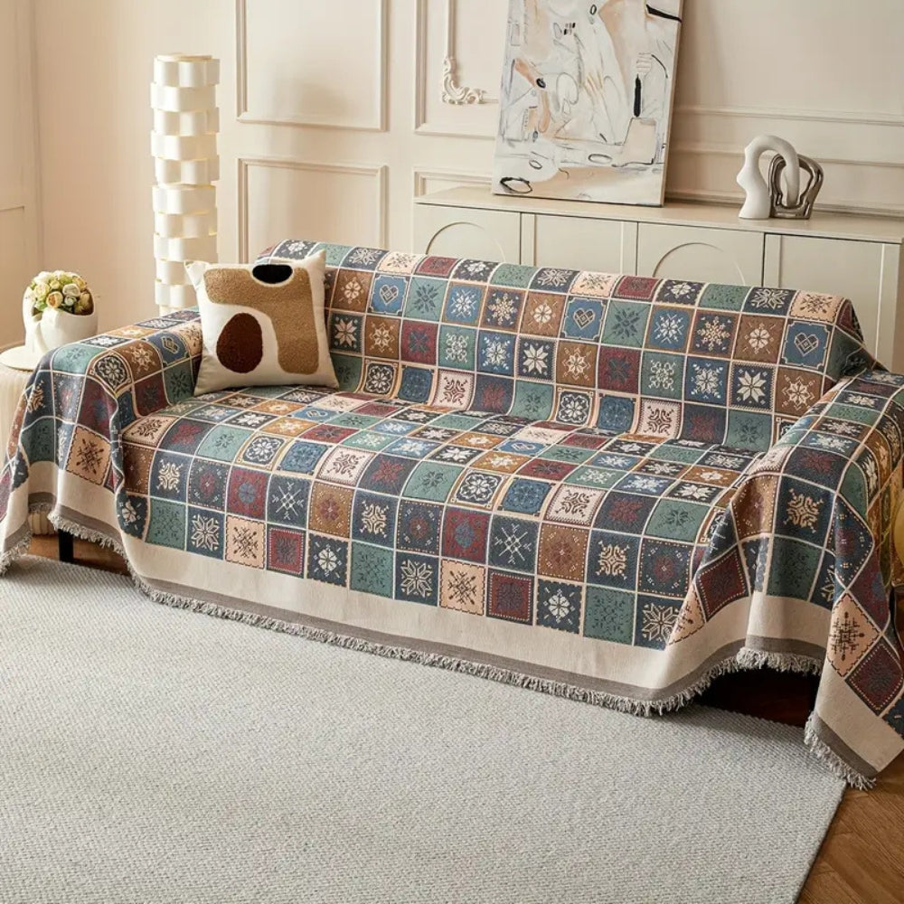 Genf Boho Gestrickter Sofabezug