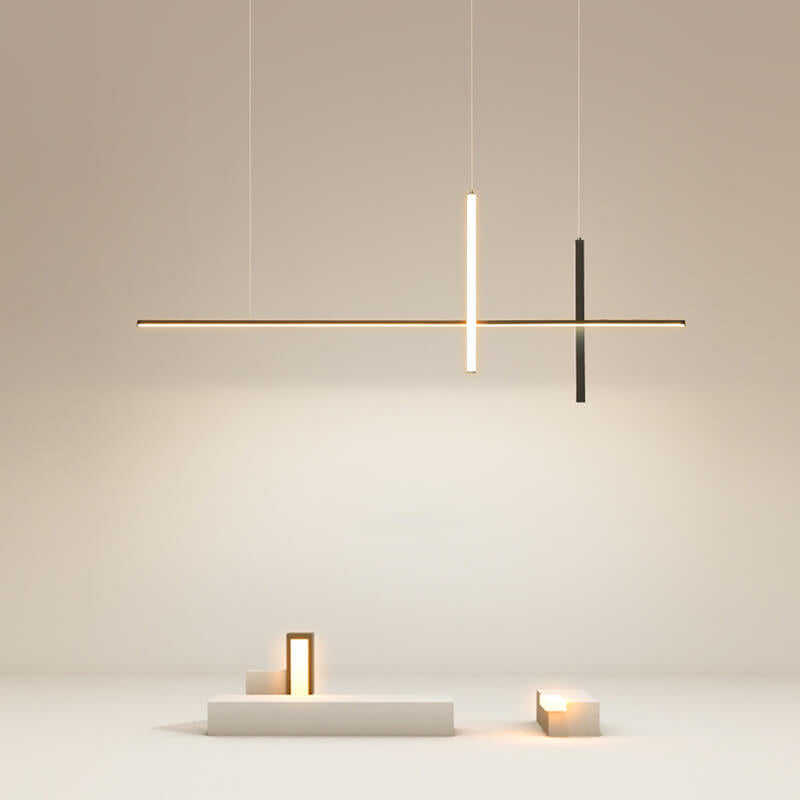 Modern Minimalist Long Line LED Chandelier
