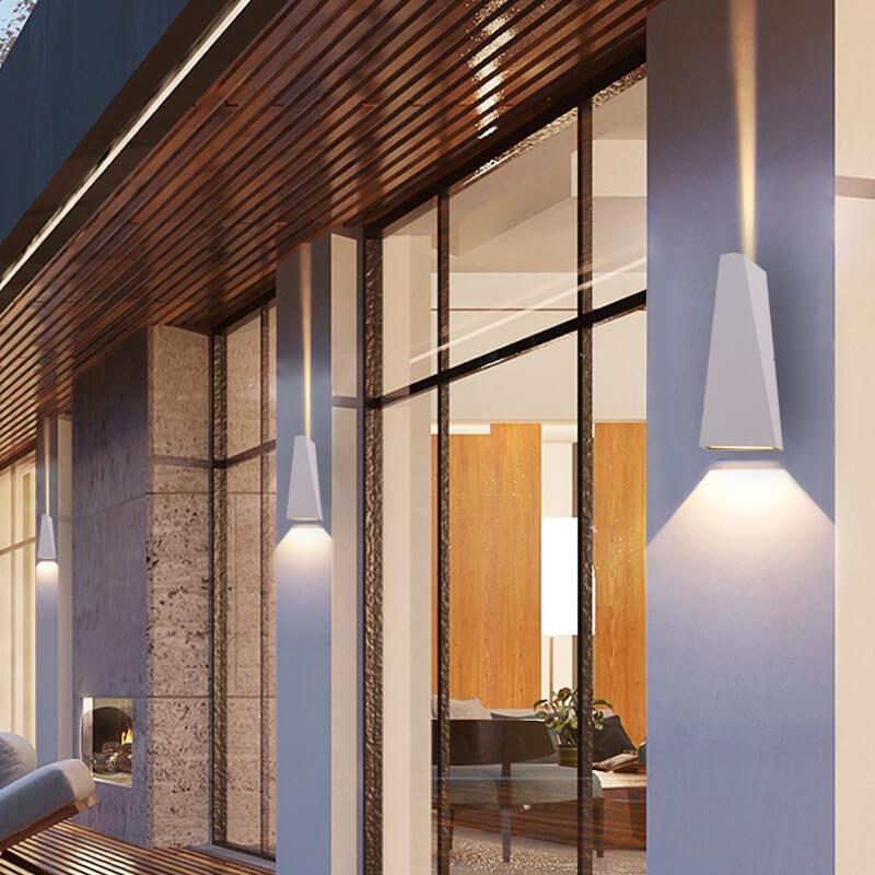 Modern Simple Trapezoid LED 2-Light Wall Sconce Lamp