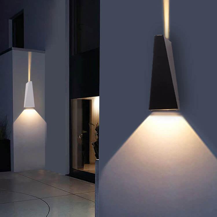Modern Simple Trapezoid LED 2-Light Wall Sconce Lamp