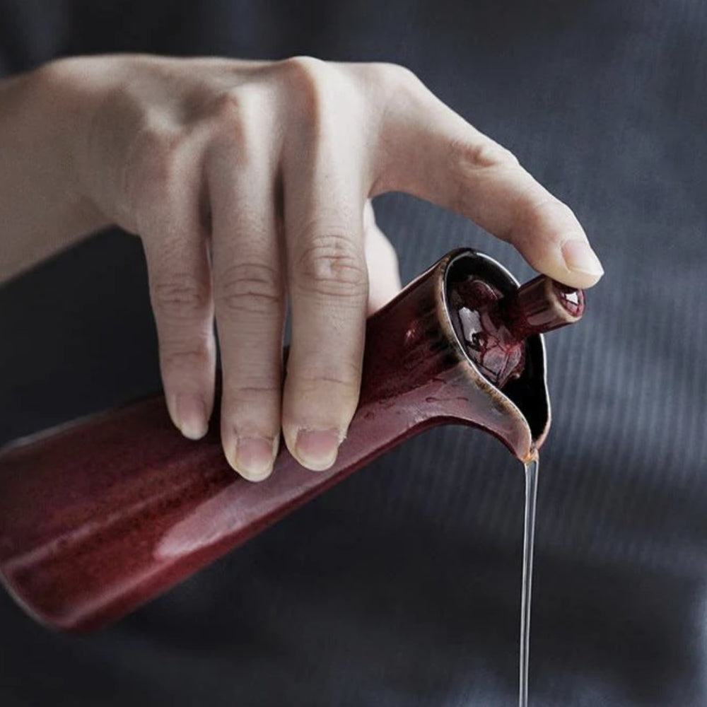 Japanisch Inspirierte Keramik Gewürzflasche