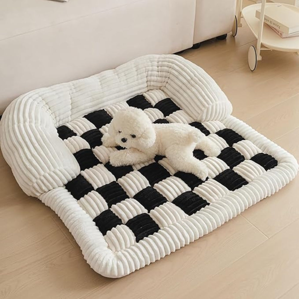 Cama sofá gruesa aprobada para cachorros