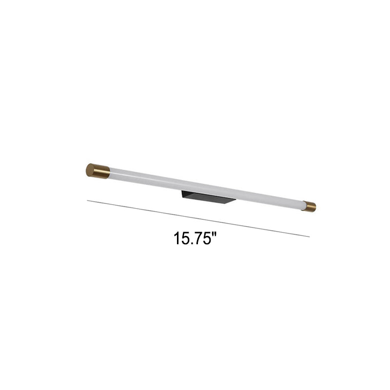 Modern Minimalist Vanity Thin Tube PC LED Wall Sconce Lamp