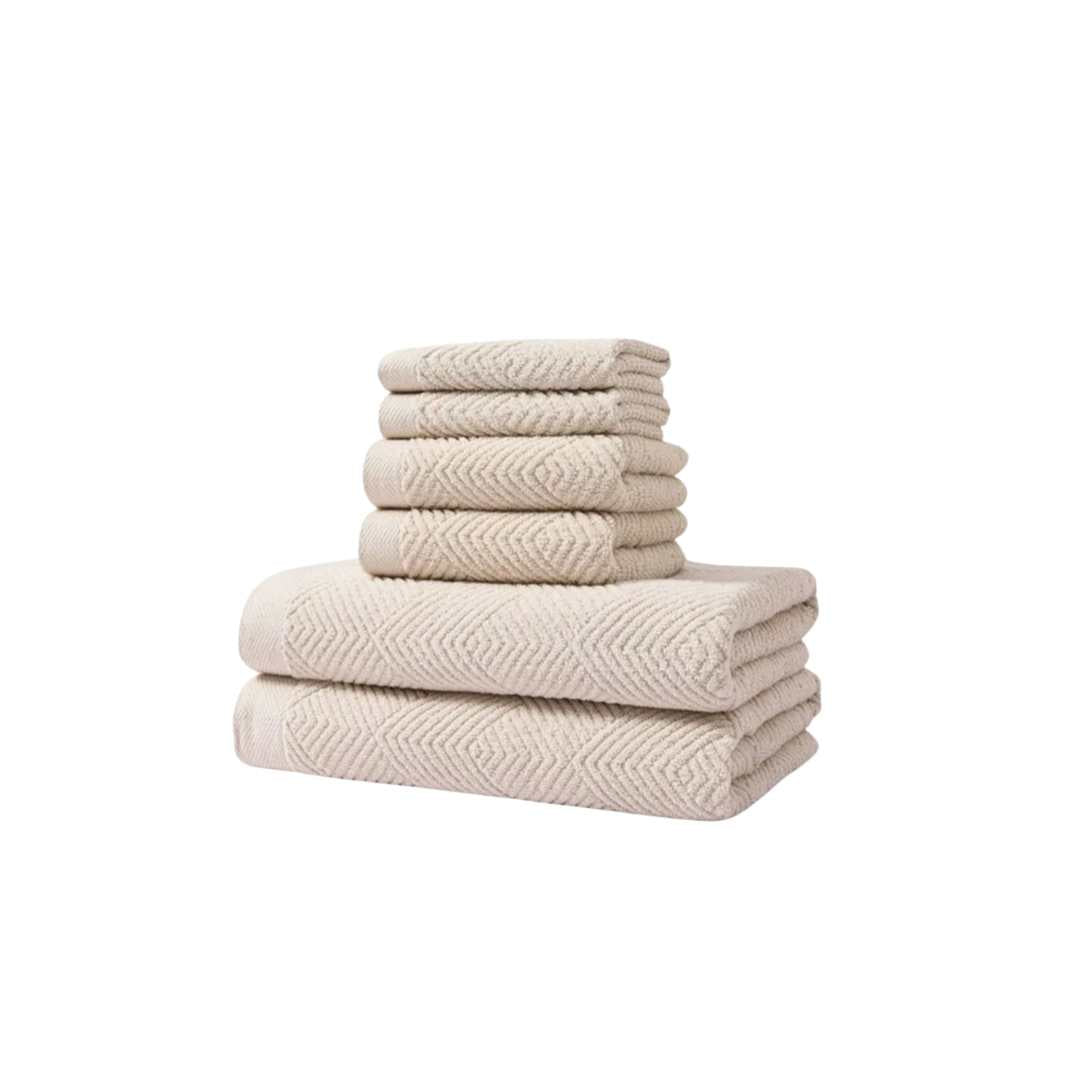 Hommfer – Serviettes en Coton de Luxe - Lot de 6