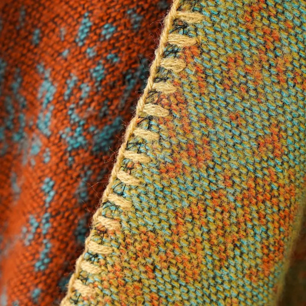 Barockmuster Warme Decken-Schal