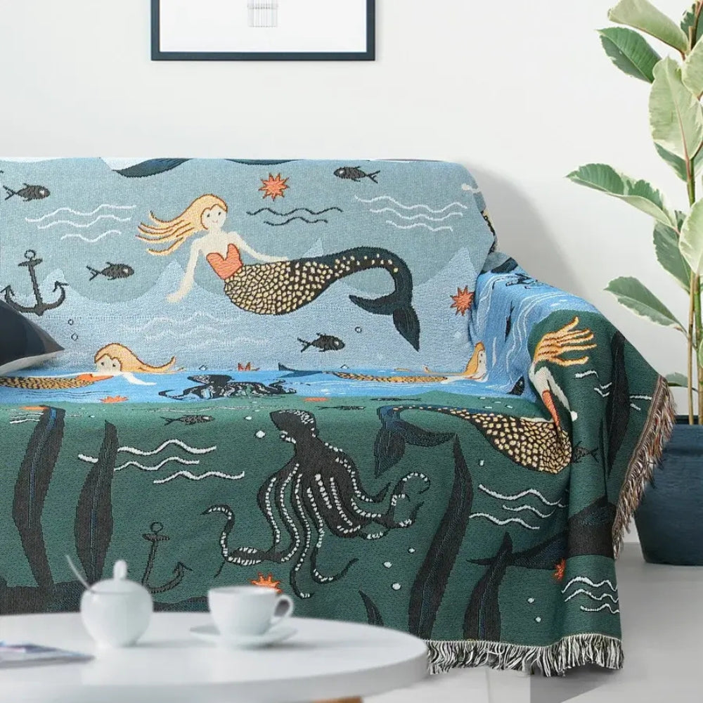 Funda de sofá Sirena submarina