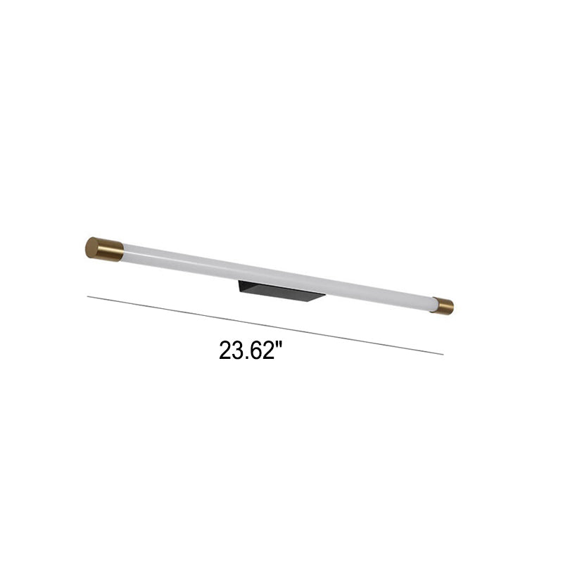 Modern Minimalist Vanity Thin Tube PC LED Wall Sconce Lamp