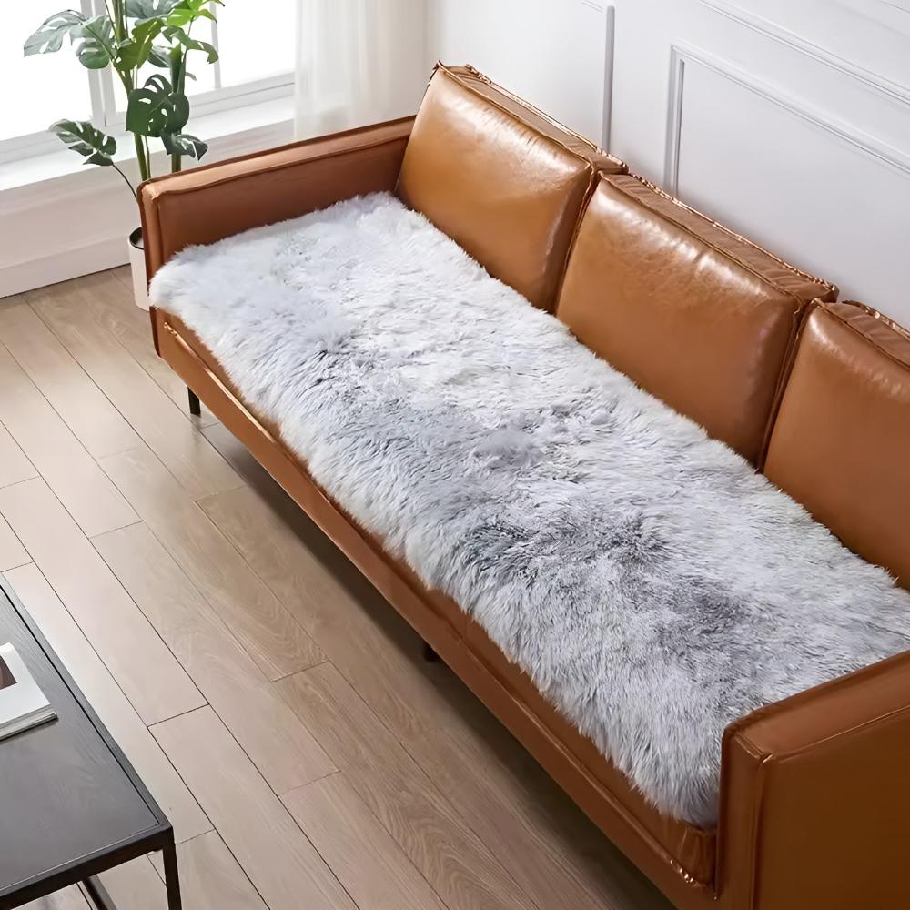 Funda de sofá de peluche sintético