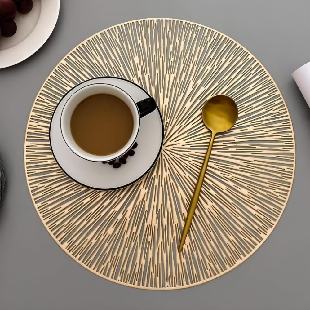 Feuerwerk Metallic Tischmatte