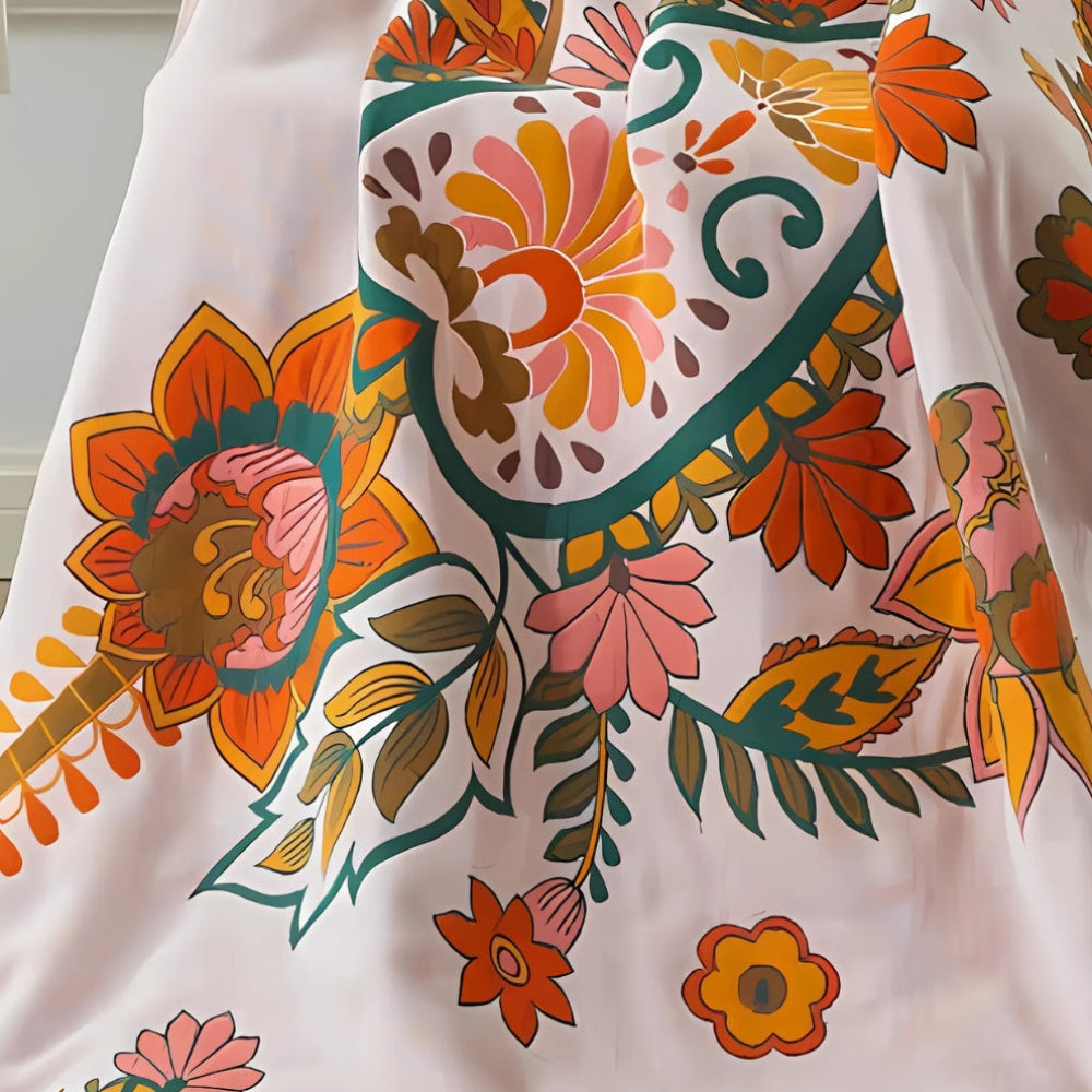 Floral Harmony Cotton Breathable Towel