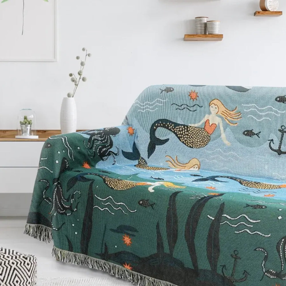 Funda de sofá Sirena submarina