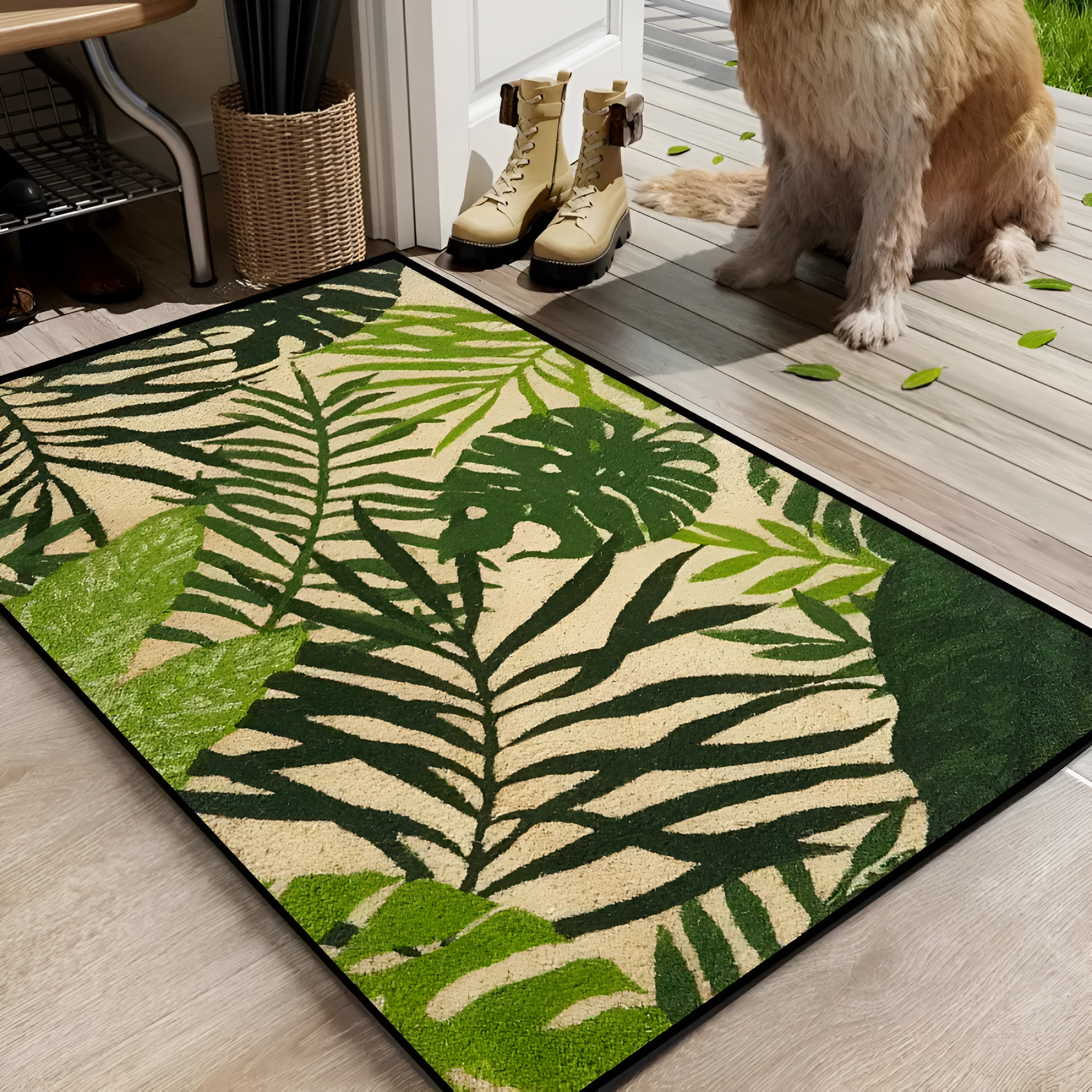 Felpudo Antideslizante Monstera