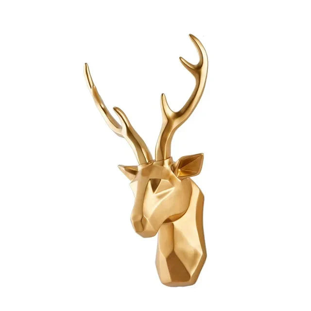3D Deer Head Sculpture for a Majestic Atmosphere - RegalDeer