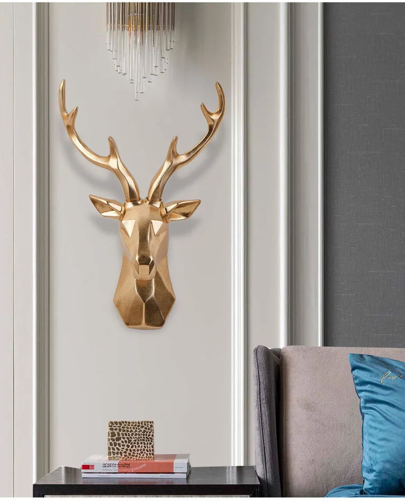 3D Deer Head Sculpture for a Majestic Atmosphere - RegalDeer