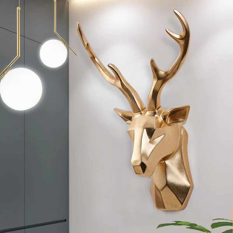 3D Deer Head Sculpture for a Majestic Atmosphere - RegalDeer