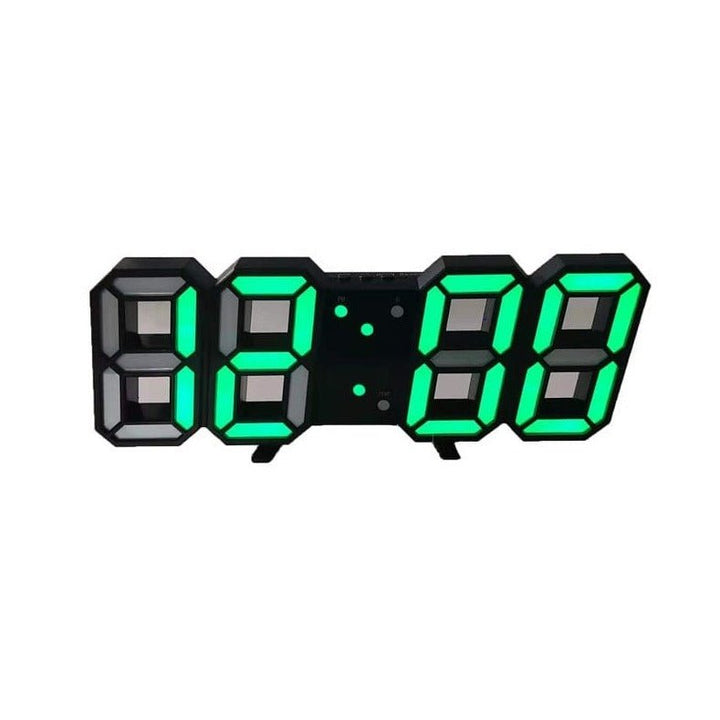 3D LED Wall Clock with Dimmable Lighting – Timora