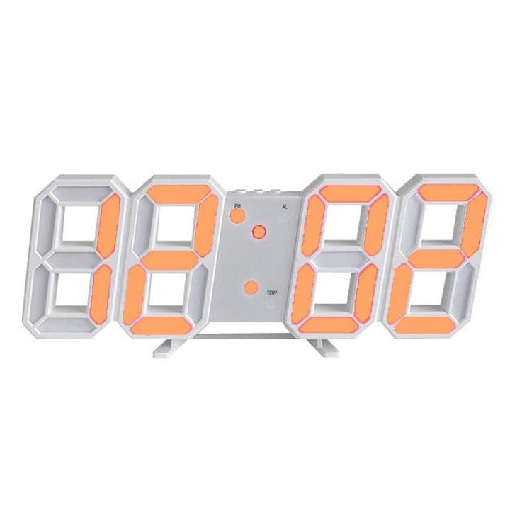 3D LED Wall Clock with Dimmable Lighting – Timora