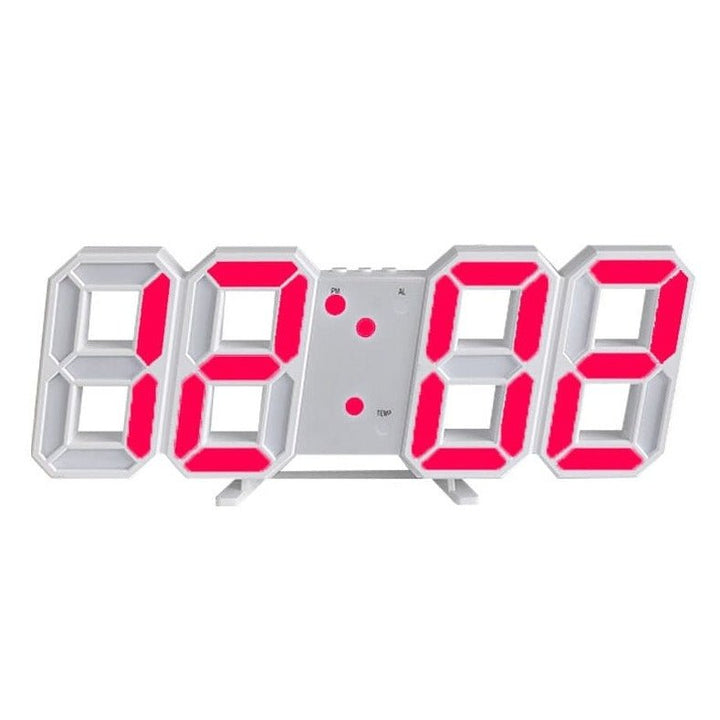 3D LED Wall Clock with Dimmable Lighting – Timora