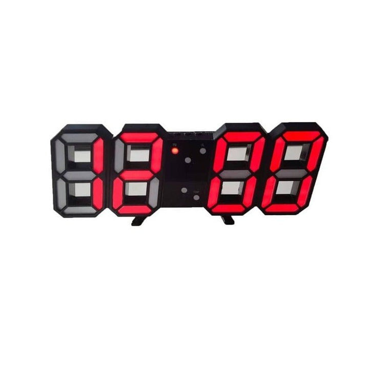 3D LED Wall Clock with Dimmable Lighting – Timora