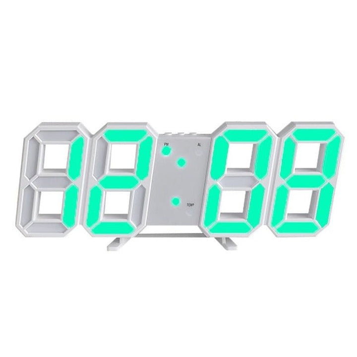 3D LED Wall Clock with Dimmable Lighting – Timora