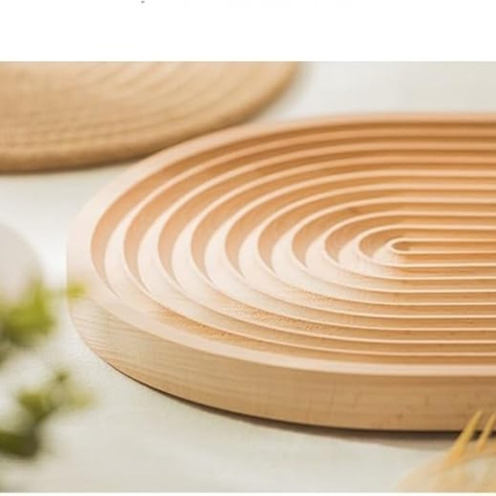 Bandeja Nórdica de Madera con Ondas