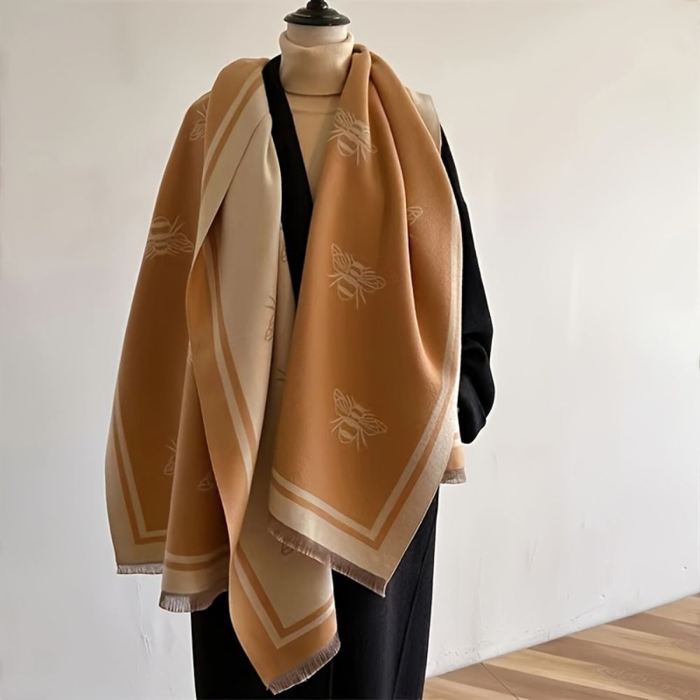 Nuvia Bienenmuster Winterschal