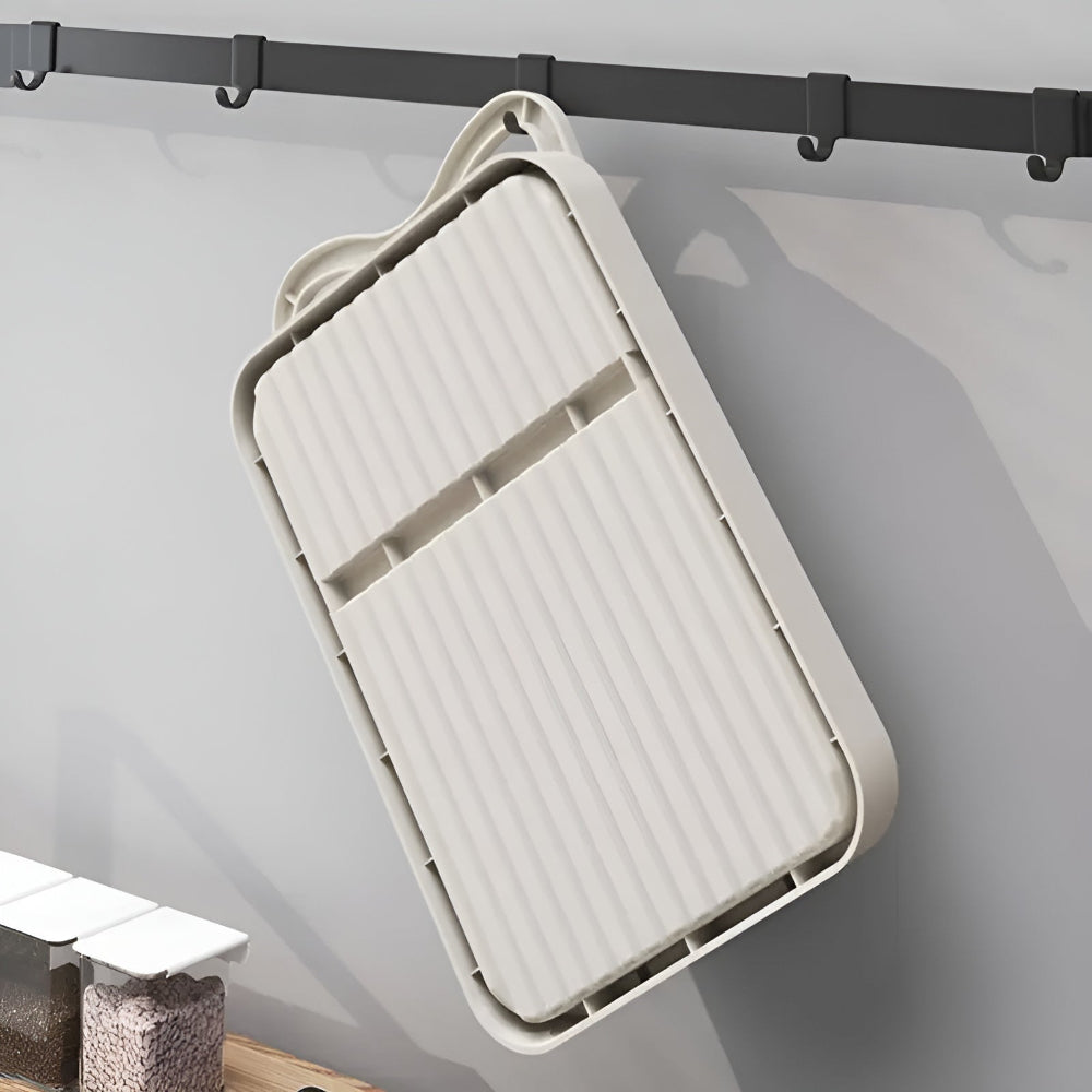 Soporte para tapa de olla y utensilios con recogegotas