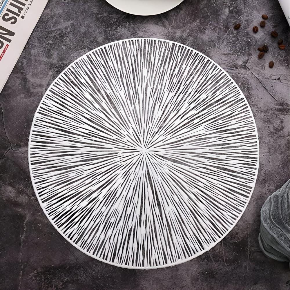Feuerwerk Metallic Tischmatte