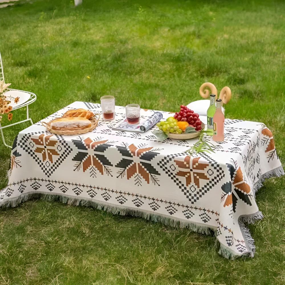 Marokkanische Boho-Muster Picknickdecke