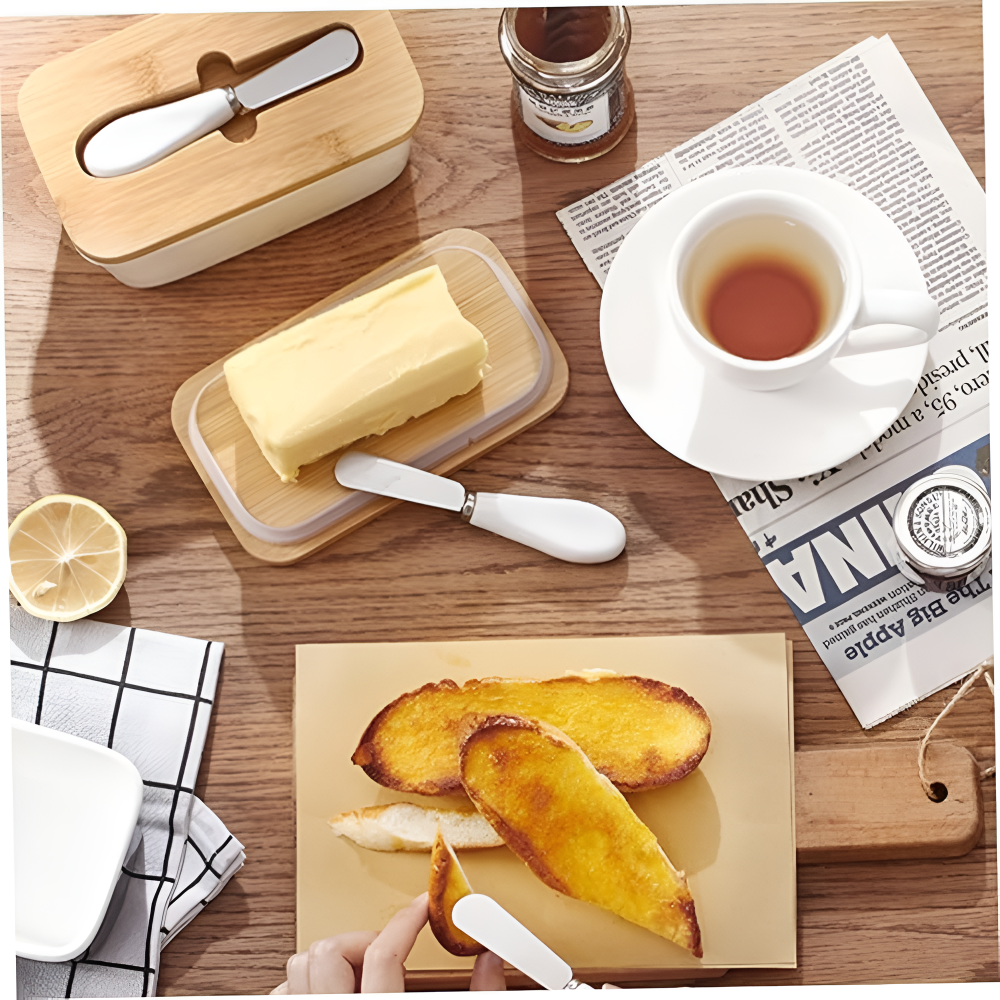 Contenedor Elegante para Cortar Mantequilla