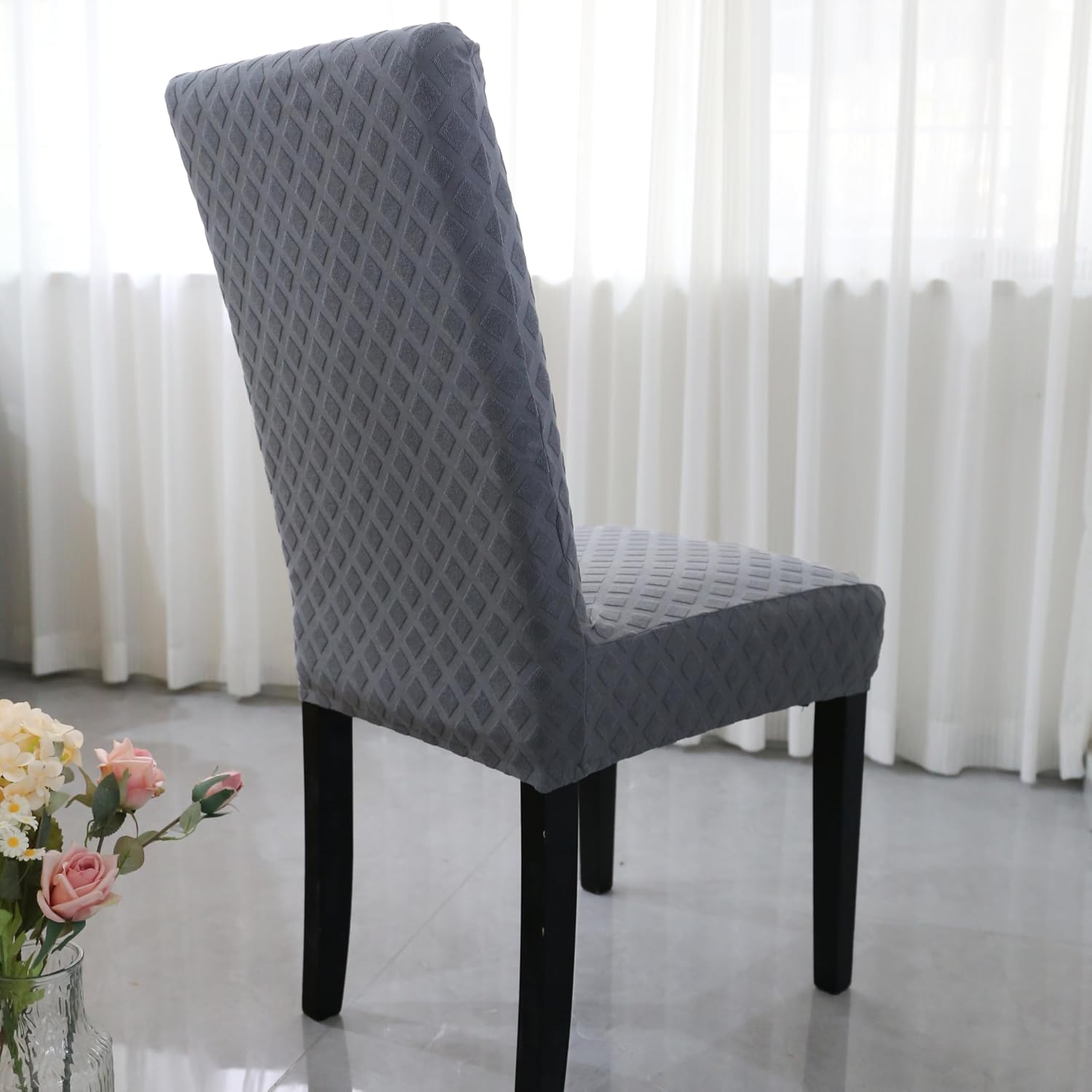 Sada pružných potahů na jídelní židle – ChairGuard