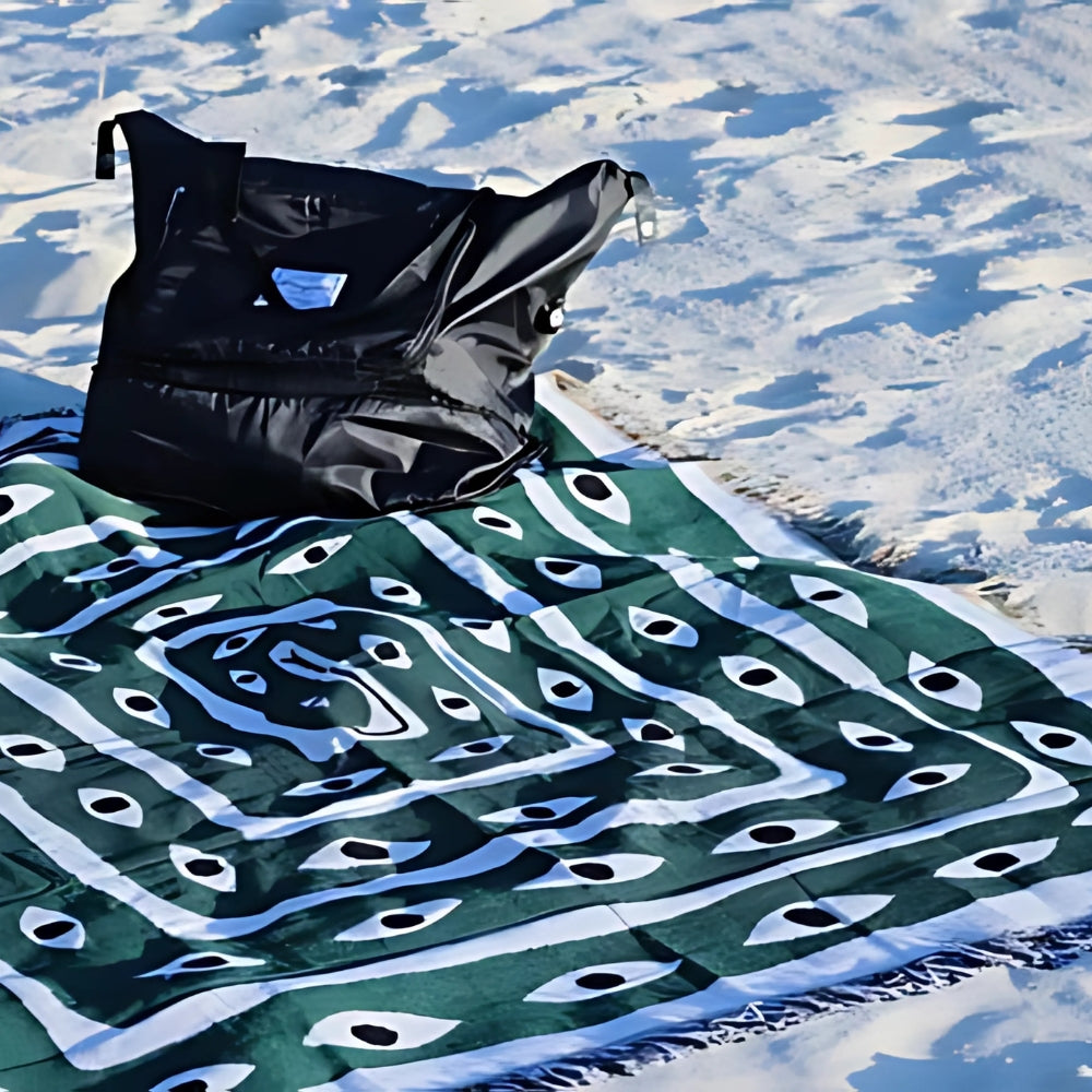 Schlangen-Labyrinth Plaiddecke