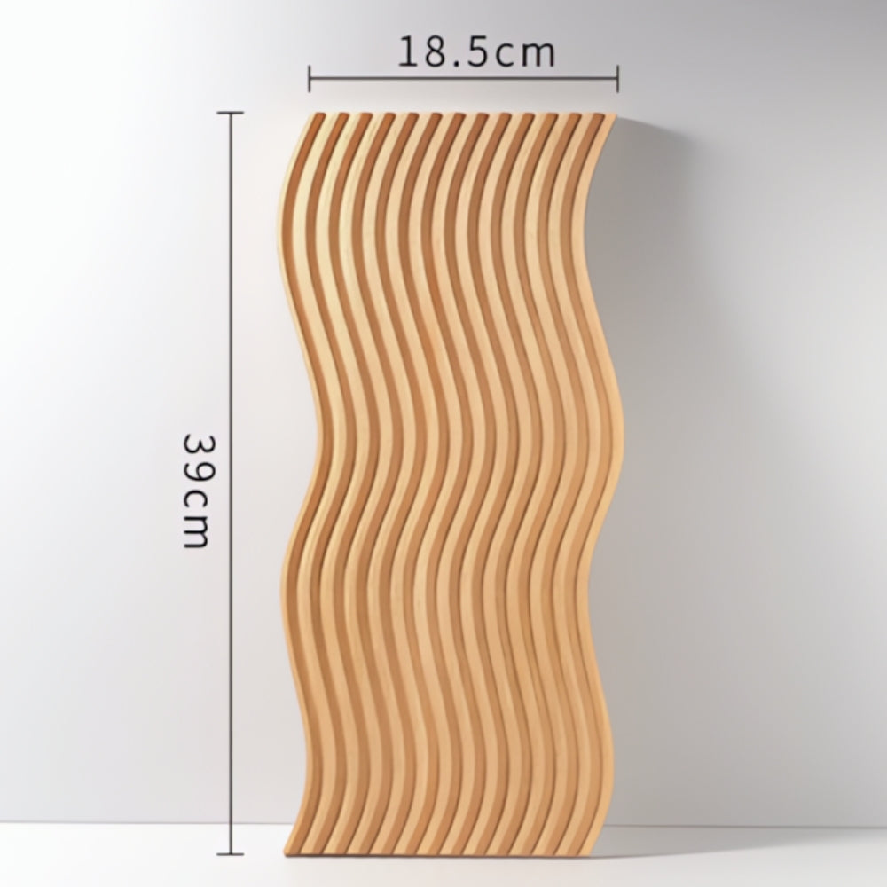 Bandeja Nórdica de Madera con Ondas