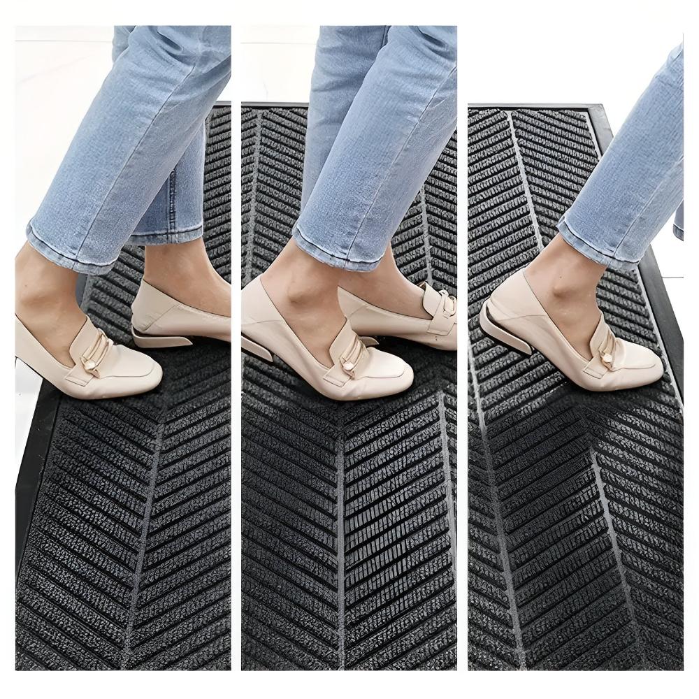 Felpudo Antideslizante con Crestas Chevron