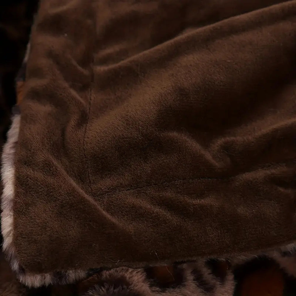 Wilde Eleganz Leopardenmuster-Decke