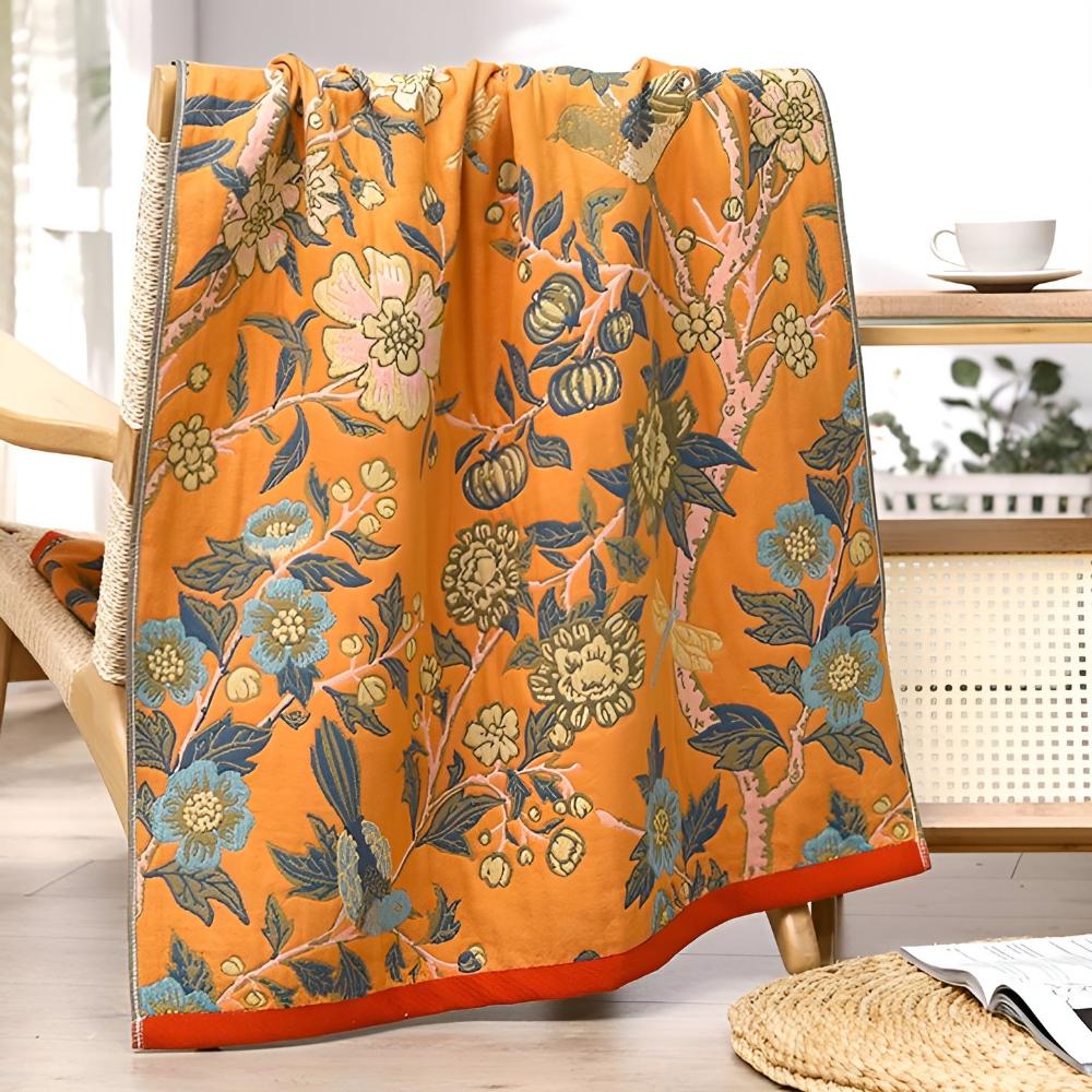 Toalla de baño reversible Hibiscus