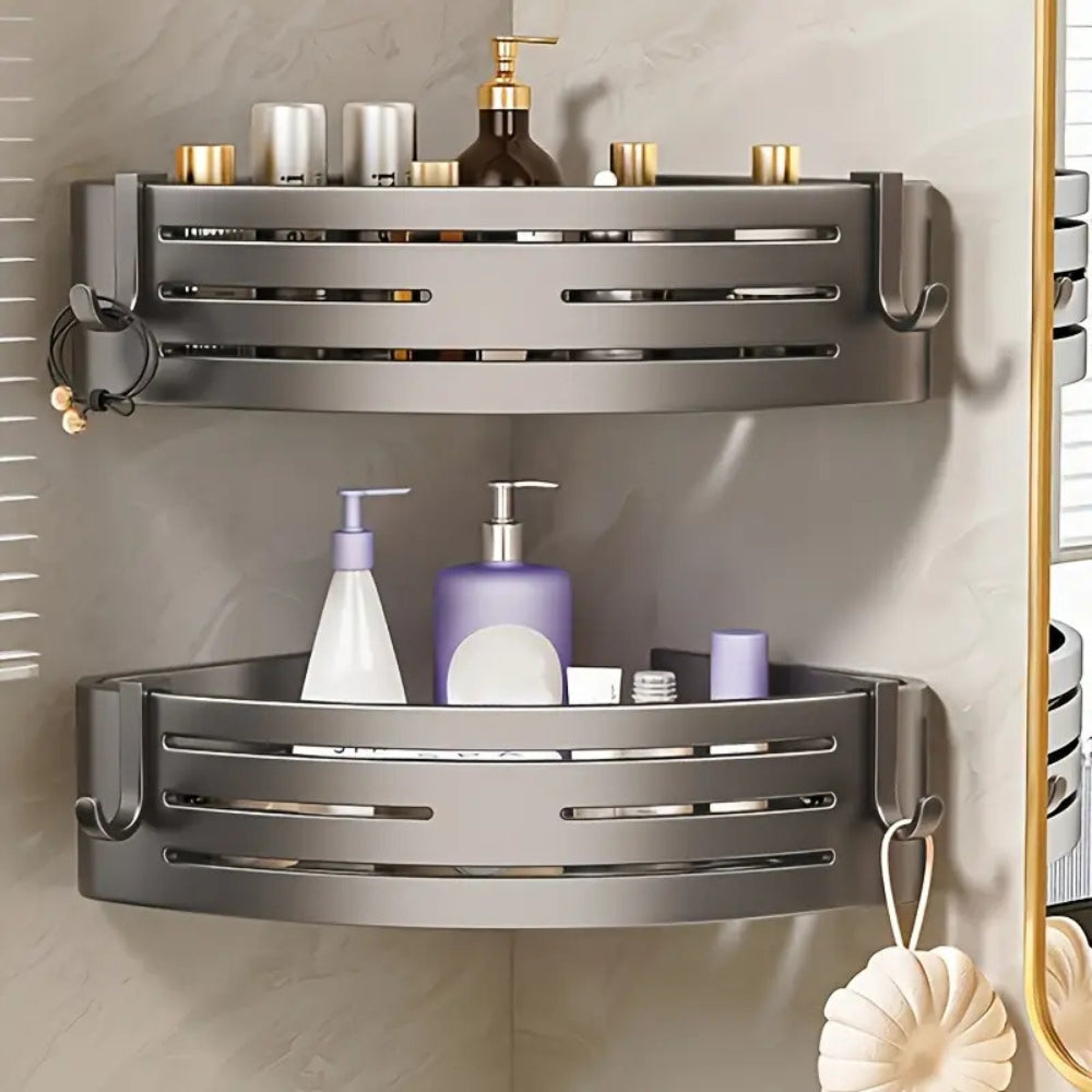 Porte-Serviettes d'Angle en Aluminium pour Douche