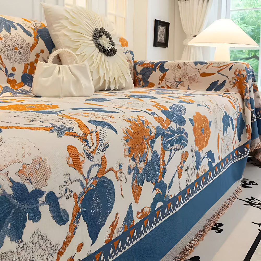 Herbstreben Jacquard Sofabezug