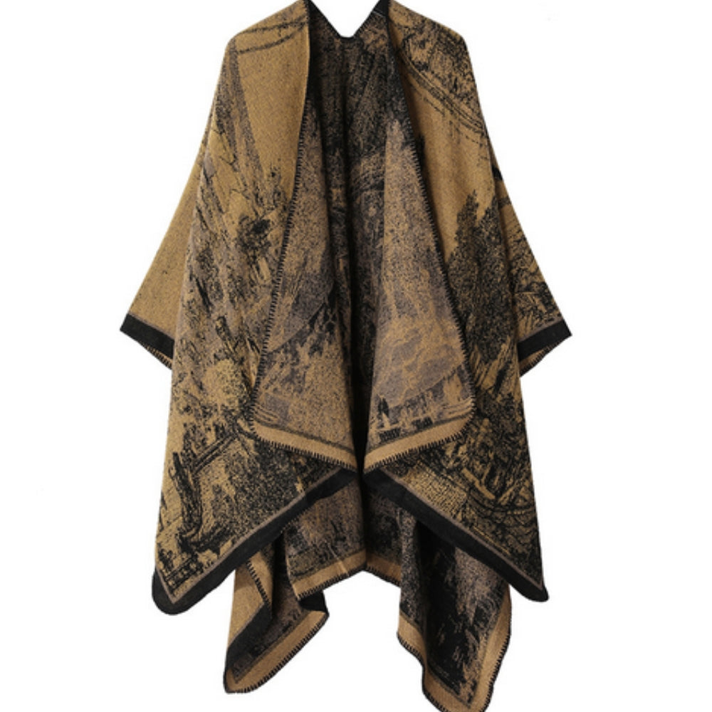 Barock Boho Unisex Cardigan-Schal