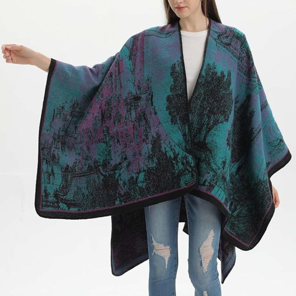Barock Boho Unisex Cardigan-Schal