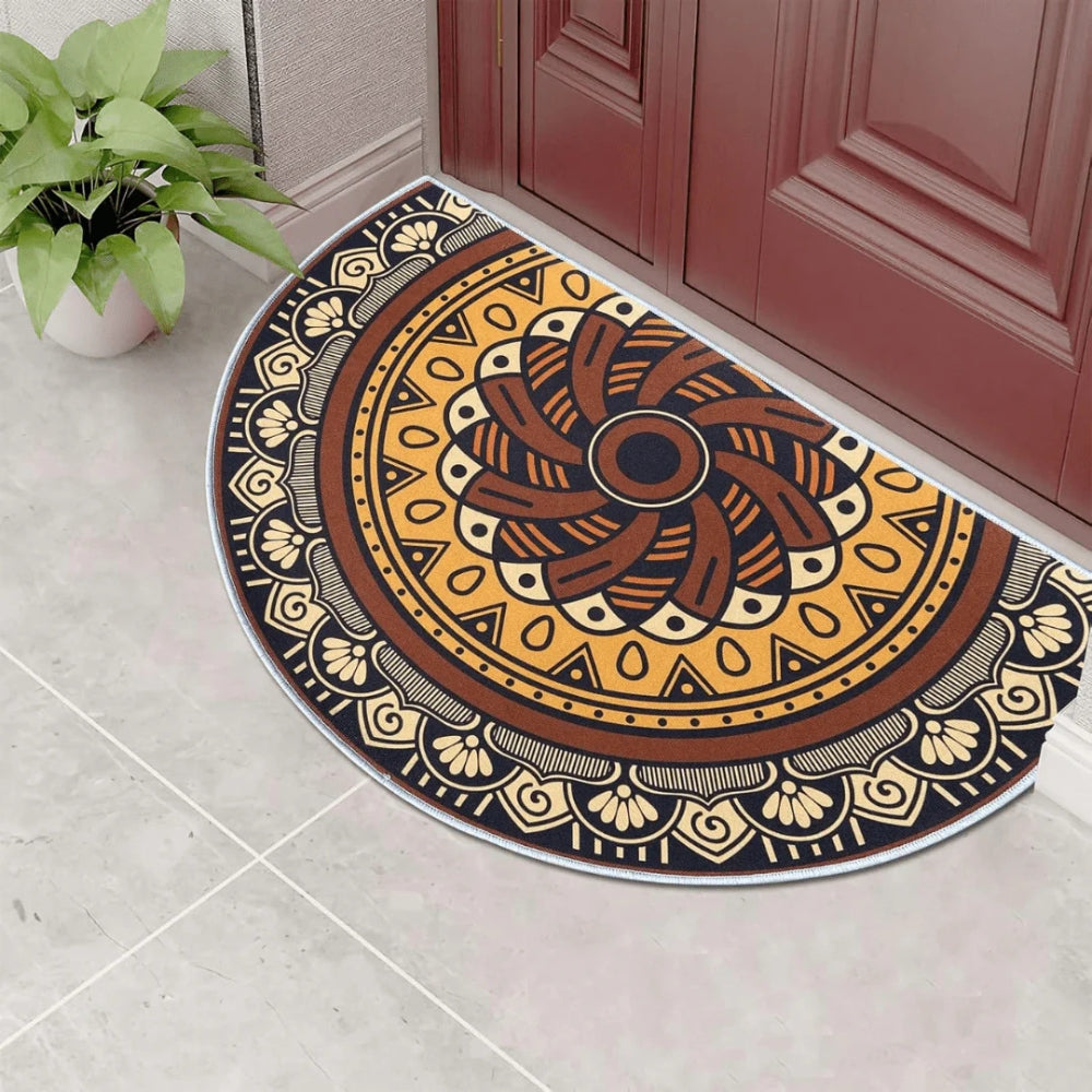 Alfombra Bohemia Mandala Semicircular