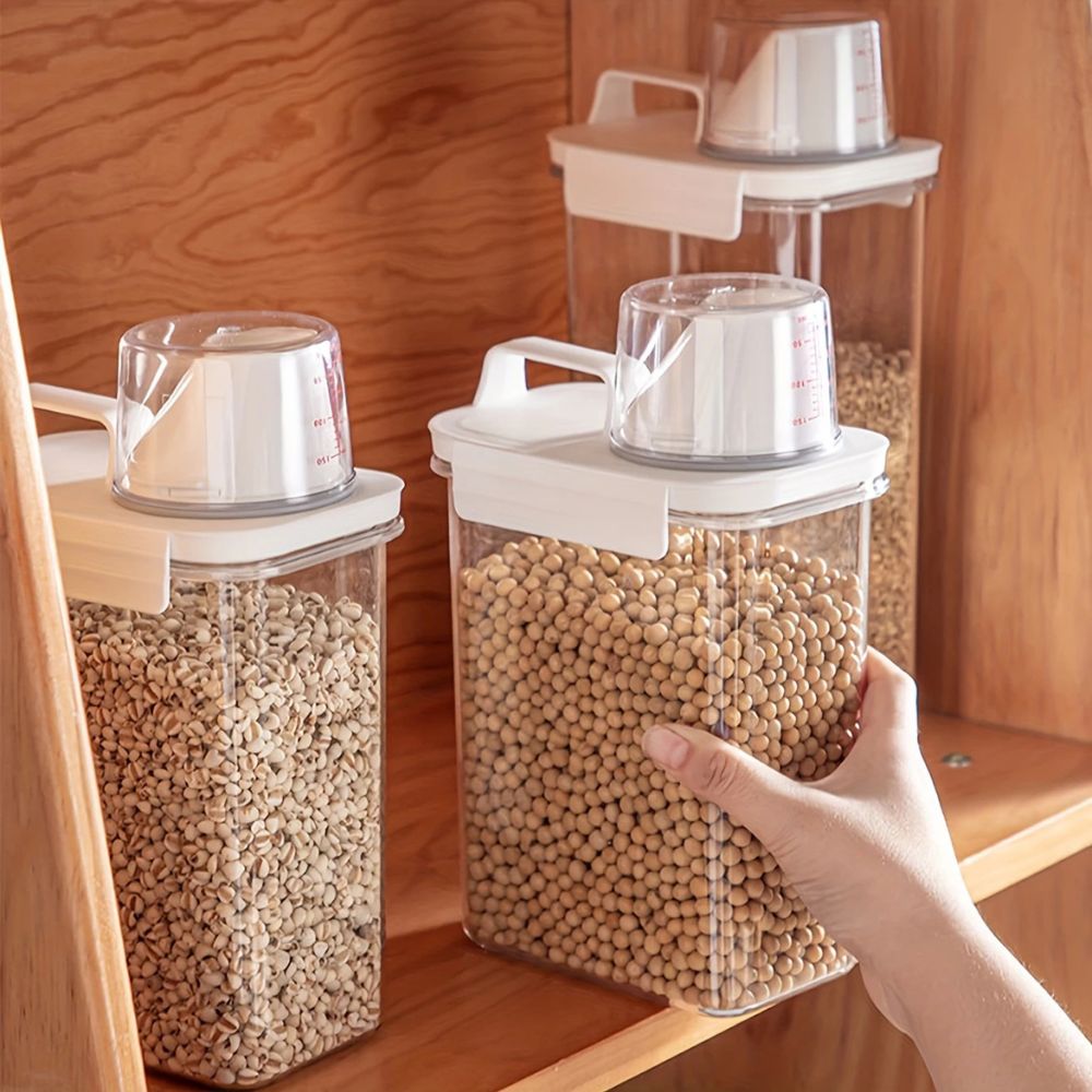 Klarer Organizer für Müsli und Getreide