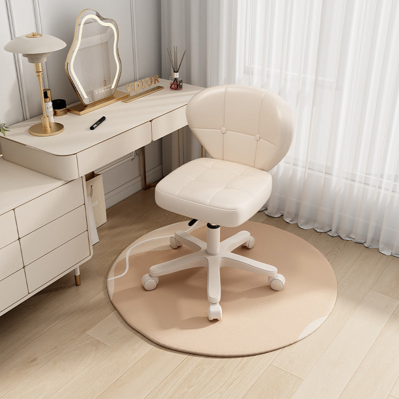 Modern Simplicity Adjustable Shell Shape Square Foam PU Leather Iron Desk Chair Backrest Armrest For Home Office