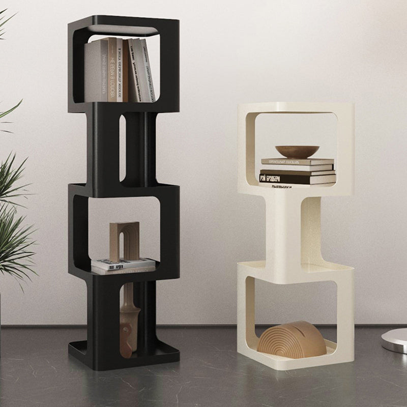 Contemporary Scandinavian Iron Square Bookshelves 3/4/5-Tier Standing Shelves For Home Office