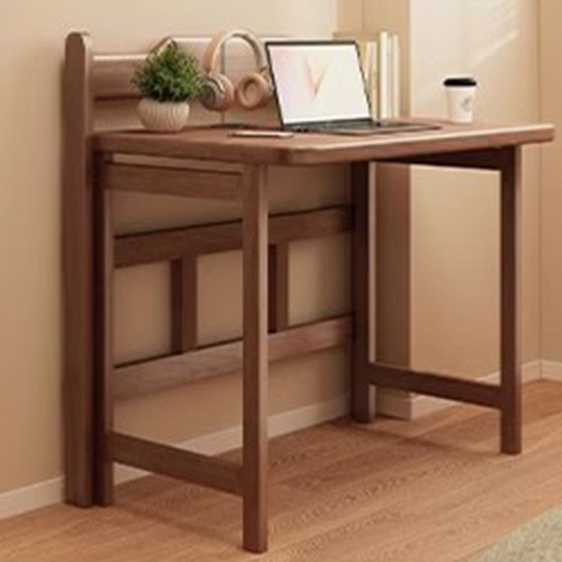Modern Minimalist Foldable Rectangle Wood Desk For Home Office