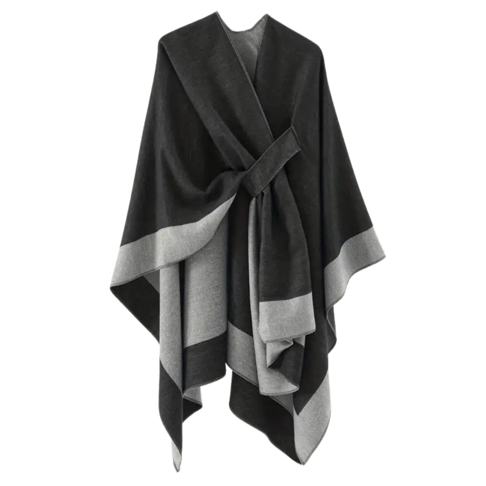 Poncho elegante drapeado Emiree